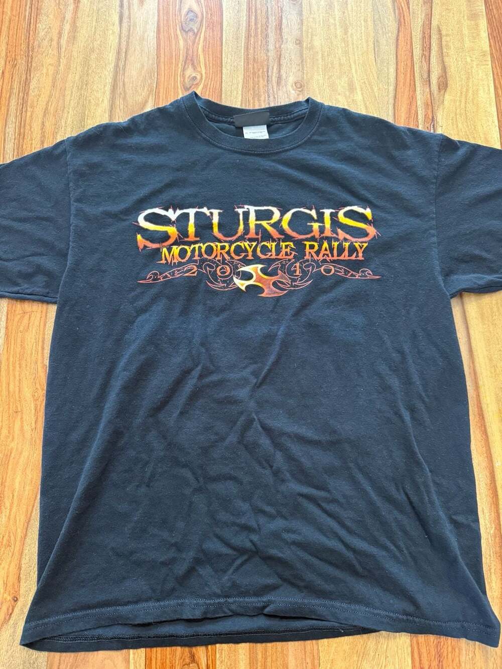 Sturgis Motorcycle Rally 2010 Size L T-Shirt Black